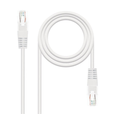 Latiguillo cable red utp cat6 rj45 nanocable 0.30m blanco