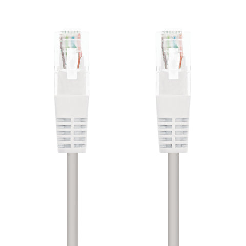 Latiguillo cable red utp cat6 rj45 nanocable 0.30m blanco