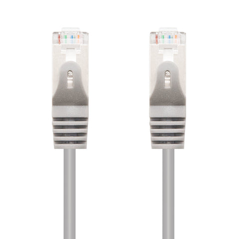 Latiguillo cable red ftp cat6 rj45 nanocable 3m gris