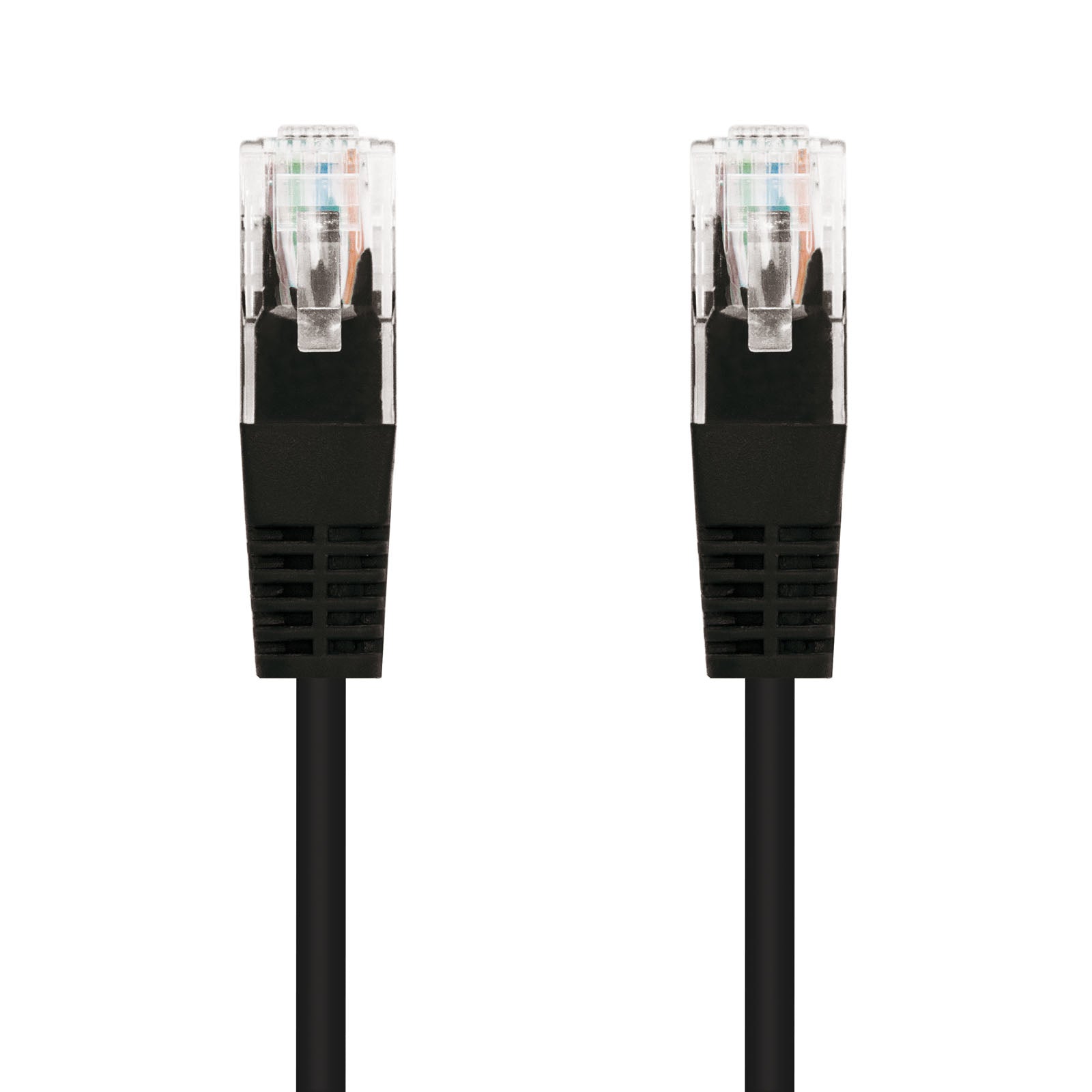 Latiguillo cable red utp cat.6 rj45 nanocable 2m negro