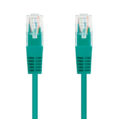 Latiguillo cable red utp cat.6 rj45 nanocable 0.5m verde