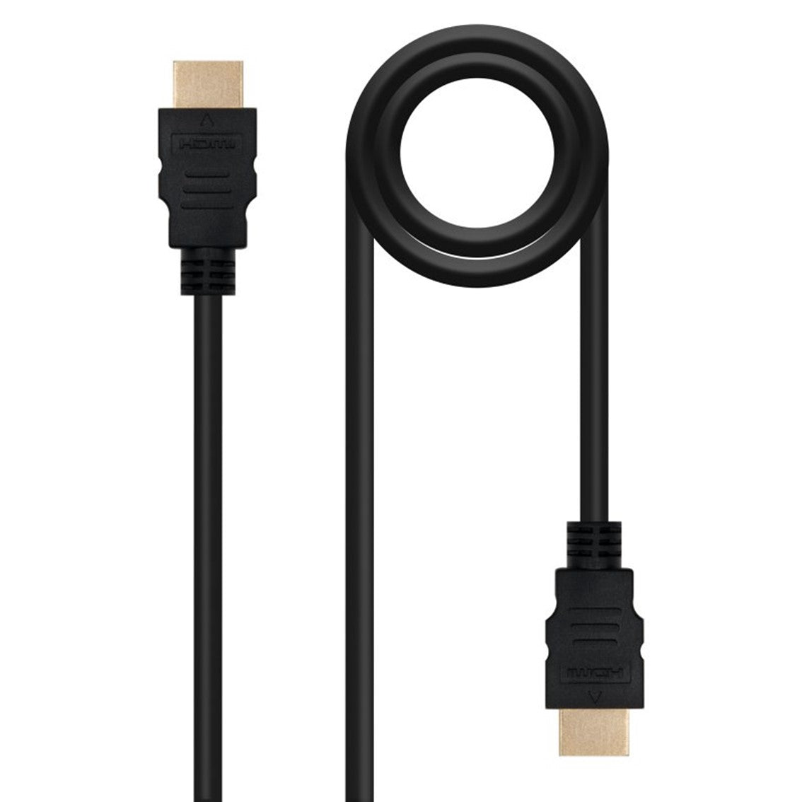 Cable nanocable hdmi macho - macho negro 1m