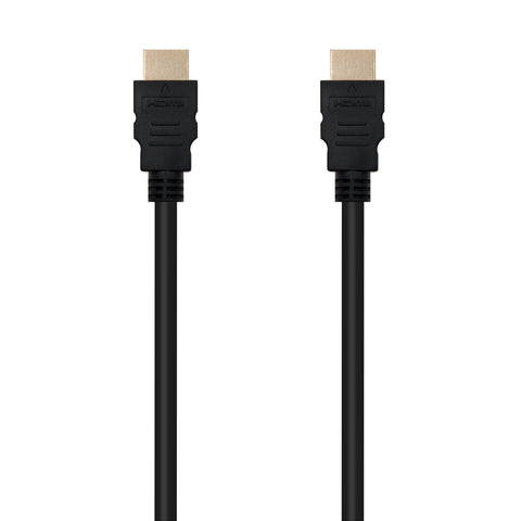 Cable nanocable hdmi macho - macho negro 1m