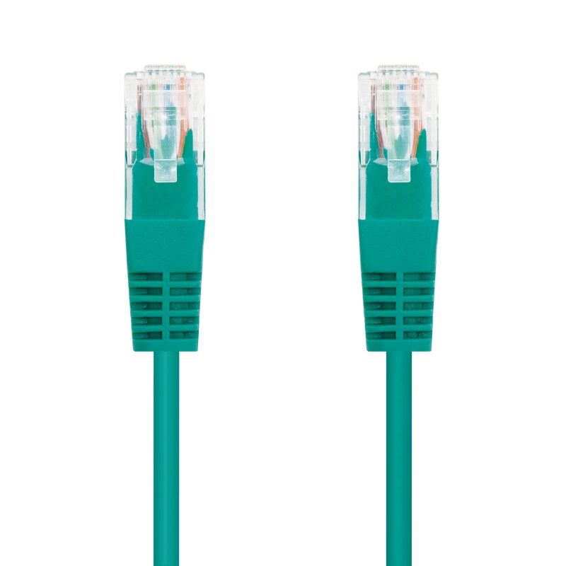 Latiguillo cable red utp cat.6 rj45 nanocable 1m verde