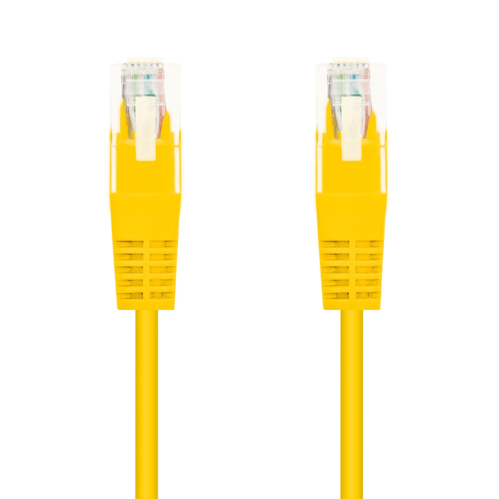 Latiguillo cable red utp cat.6 rj45 nanocable 0.25cm amarillo