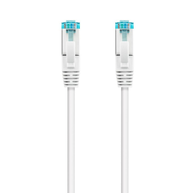 Latiguillo cable red lszh - sftp cat.7 rj45 nanocable 0.25m blanco