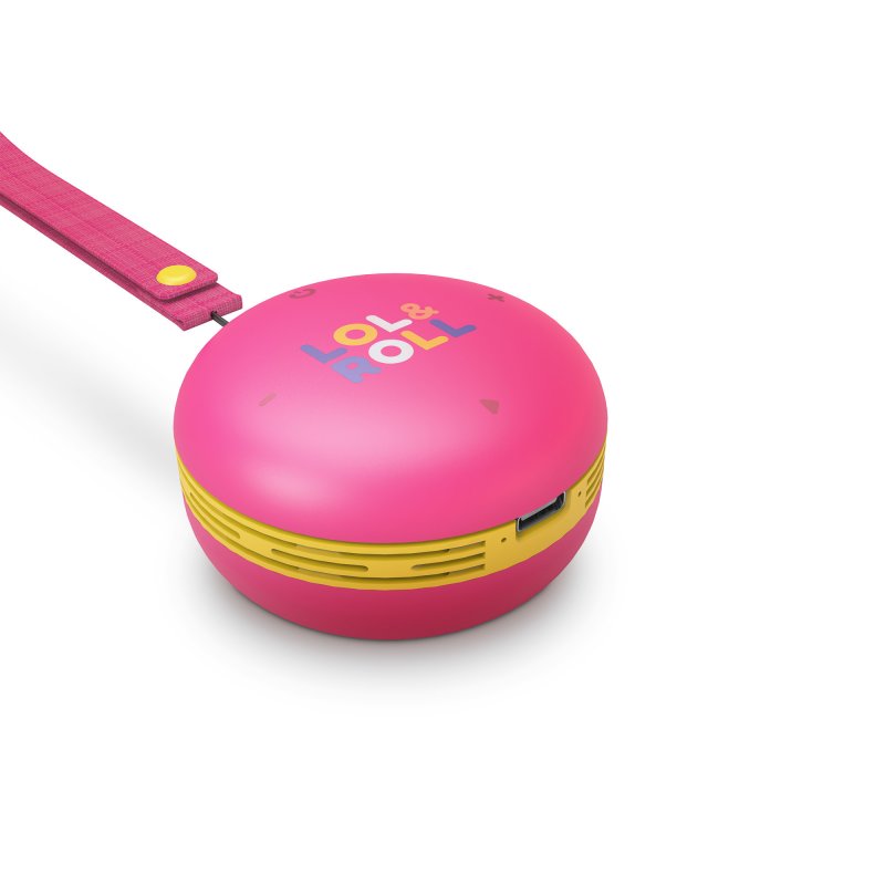 Altavoz energy sistem lol&roll pop kids rosa 5w - tws - bluetooth 5.0 - usb - c