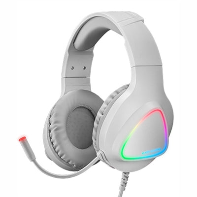 Auriculares mars gaming mh222 rgb blanco jack 3.5mm + usb con microfono compatible con mac -  ps4 -  ps5 -  xbox one -  xbox series x - s -  nintendo switch -  smartphone -  tablet