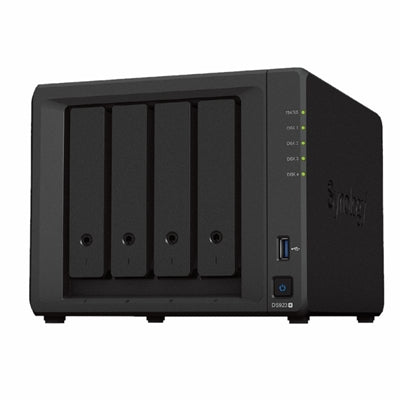 Servidor nas synology disk station ds923+ 4gb 4 bahias raid gigabit ethernet