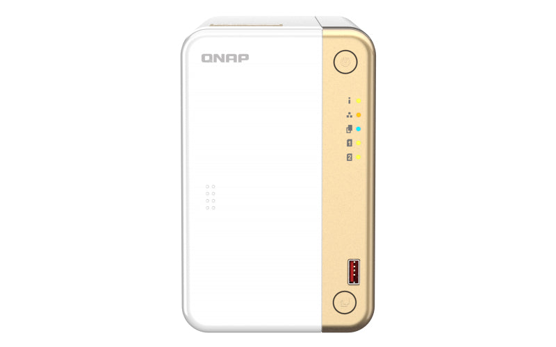 Servidor nas qnap ts - 262 - 4g 2xhdd - bay 1x2.5gbe 4xusb