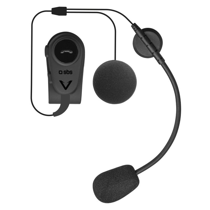 Auriculares inalambricos sbs teearsetmonomotobtk mono para moto negro