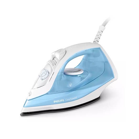 Plancha de vapor philips easyspeed azul claro - blanco 2000w - vapor continuo - antiadherente - dep 220ml - antical