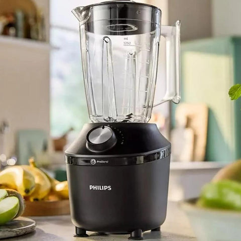 Batidora de vaso philips series 3000 hr2291 - 01 problend - 2 velocidades - jarra cristal 1.25 l - 600w