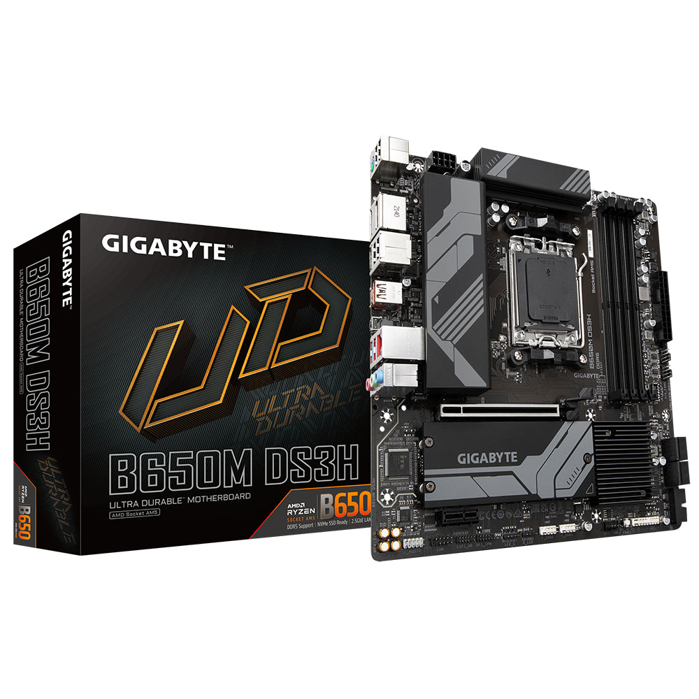 Placa base gigabyte b650m ds3h am5 matx 4xddr5