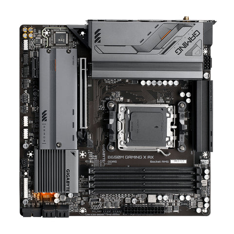 Placa base gigabyte b650m gaming x ax am5 m - atx -  4x ddr5 -  4x sata3 -  3x usb 3.2 -  1x usb tipo c -  4x usb 2.0