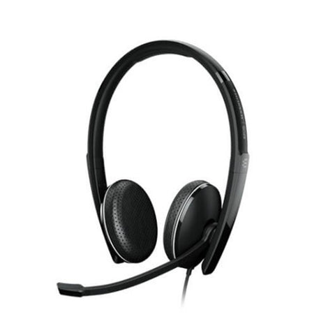 Auriculares epos sennheiser adapt 165 jack 3.5mm usb 2.0 microfono negro