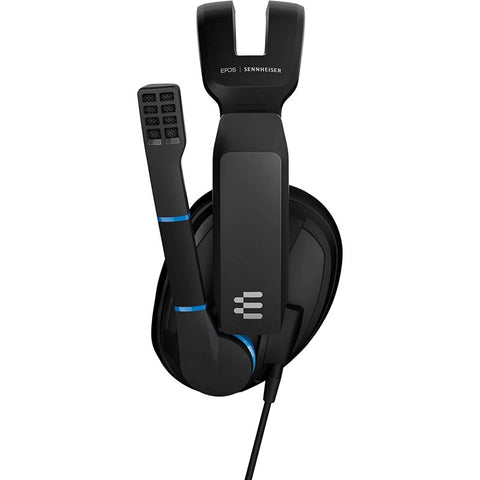 Auriculares gaming epos sennheiser gsp 300 jack 3.5mm microfono negro y azul