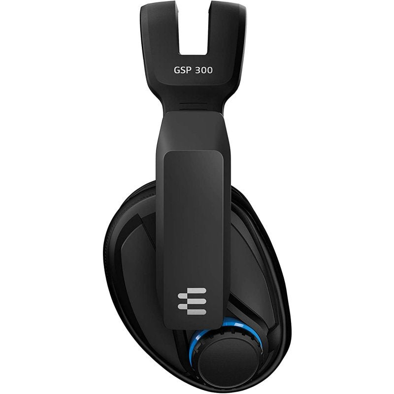 Auriculares gaming epos sennheiser gsp 300 jack 3.5mm microfono negro y azul