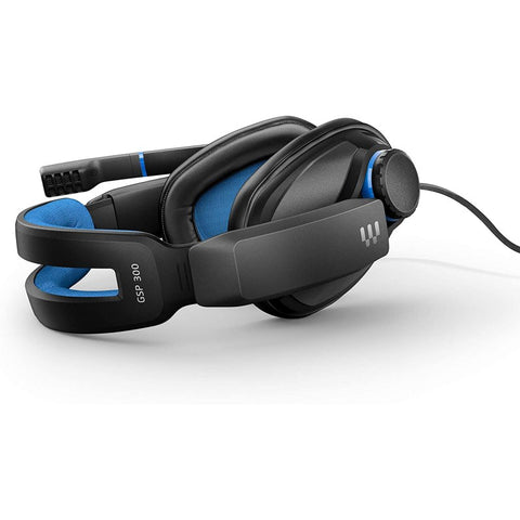 Auriculares gaming epos sennheiser gsp 300 jack 3.5mm microfono negro y azul