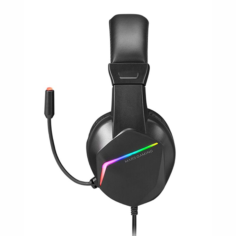 Auriculares mars gaming mh122 frgb jack 3.5mm con microfono compatible con windows -  ps4 -  ps5 -  xbox one -  xbox series x - s -  mac -  nintendo switch -  smartphone -  tablet