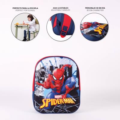 Mochila infantil 3d cerdá marvel spiderman