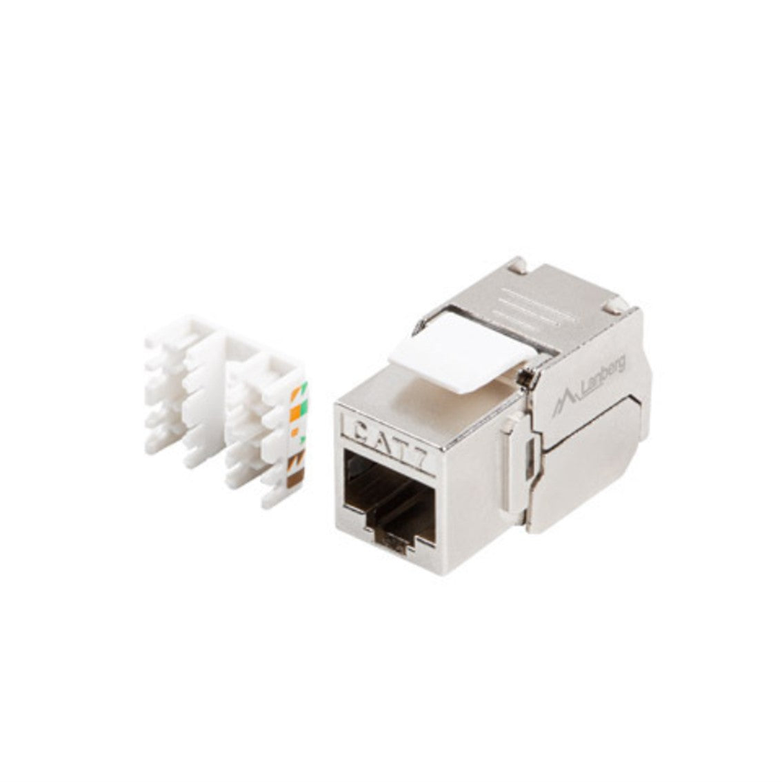 Conector keystone lanberg cat.7 ftp rj45 180º toolless