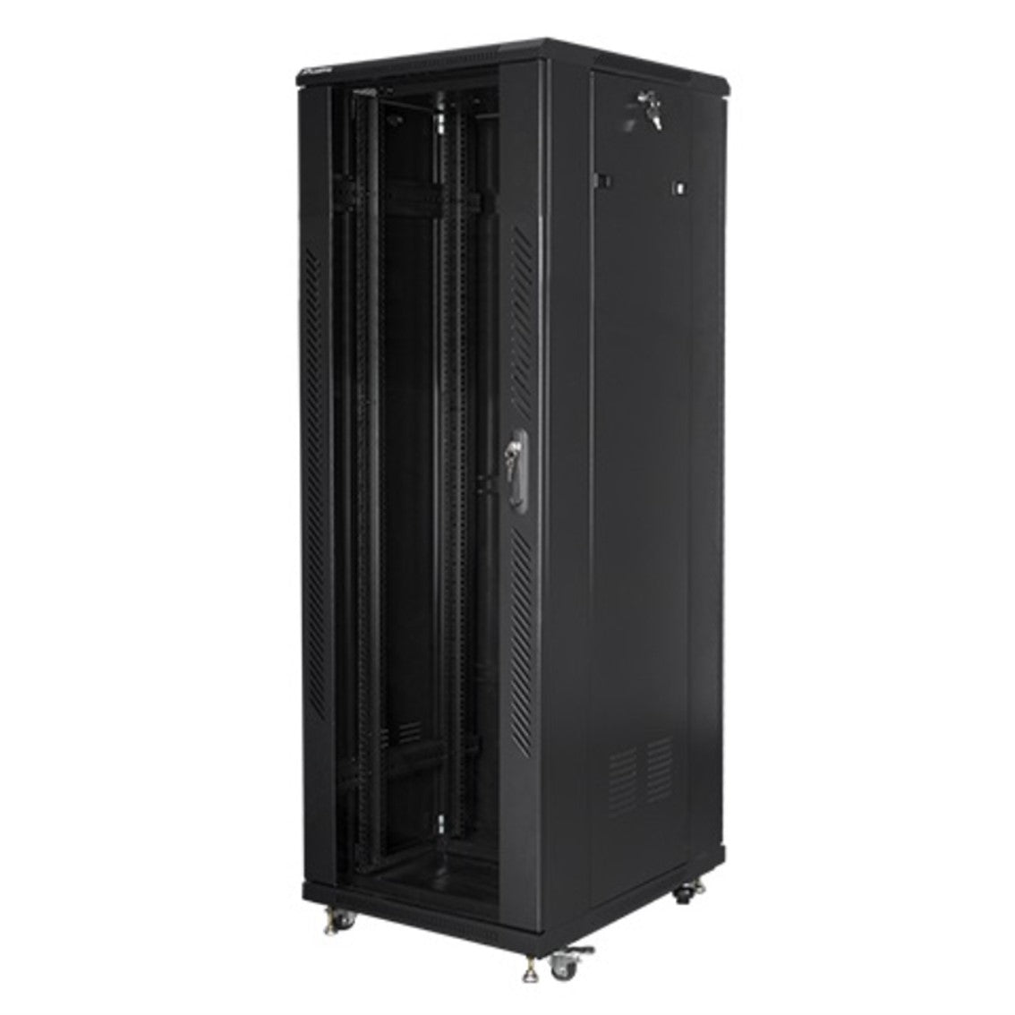 Armario lanberg rack 19pulgadas 37u 600x800 flat pack black negro