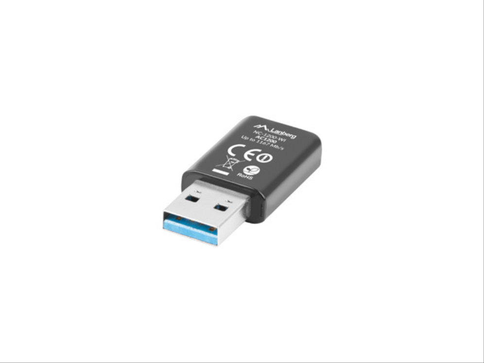 Adaptador red lanberg usb wifi 1200 mb - s dual band