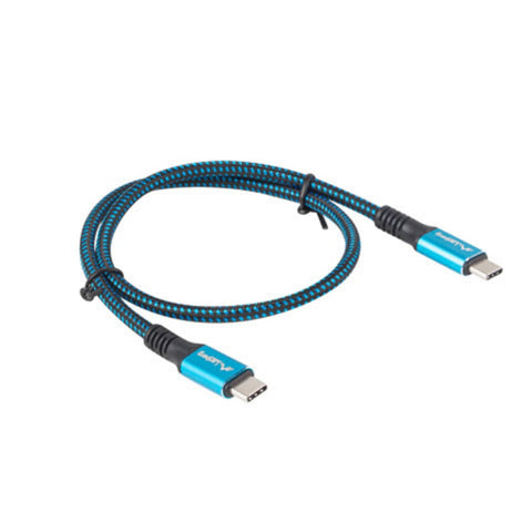 Cable usb tipo c lanberg 0.5m -  macho - macho -  negro - azul