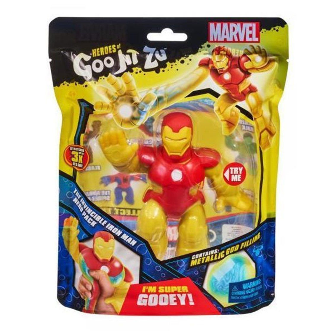 Figura bandai goo jit zu marvel invincible iron man