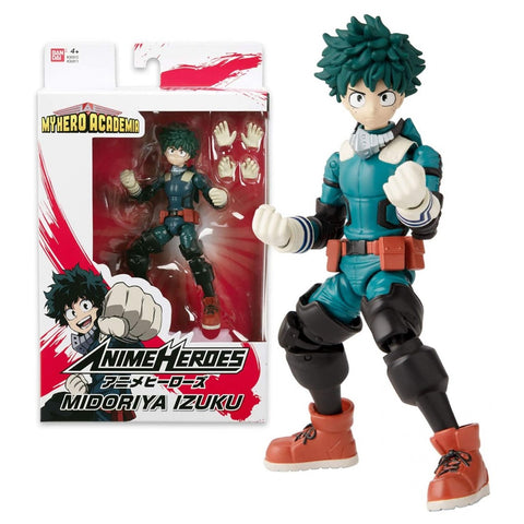 Figura articulada bandai my hero academia izuku midoriya