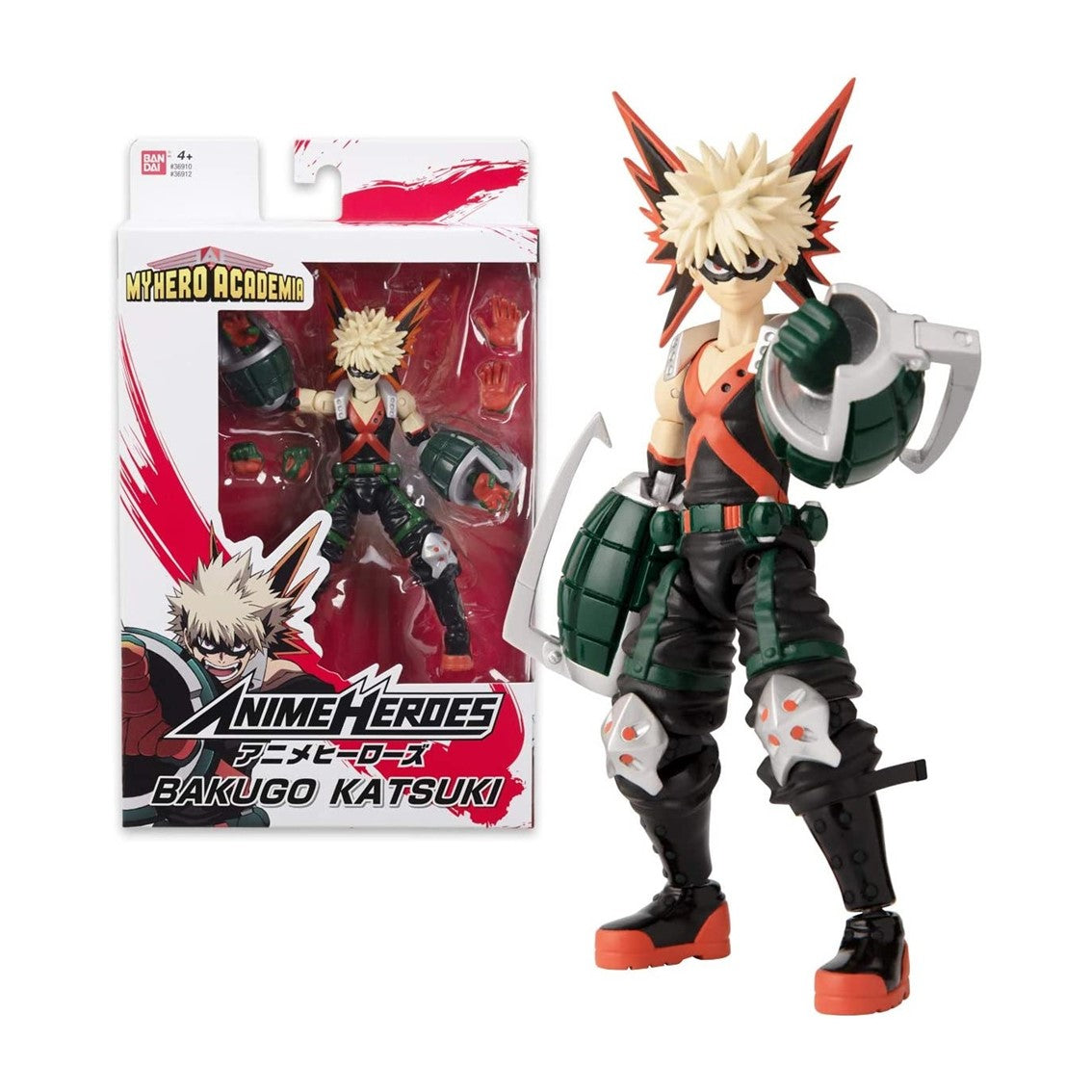 Figura articulada bandai my hero academia katsuki bakugo