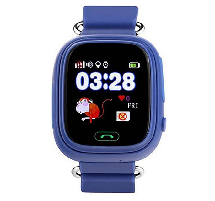 Reloj smartwatch leotec kids way gps antiperdida azul marino 1.22pulgadas