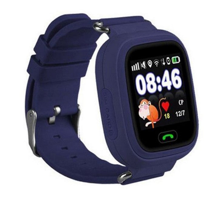 Reloj smartwatch leotec kids way gps antiperdida azul marino 1.22pulgadas