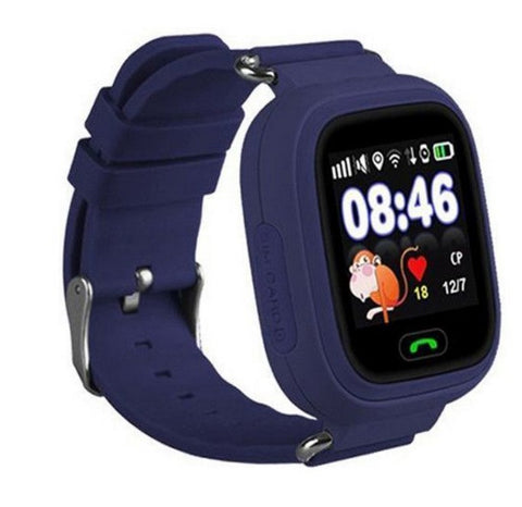 Reloj smartwatch leotec kids way gps antiperdida azul marino 1.22pulgadas