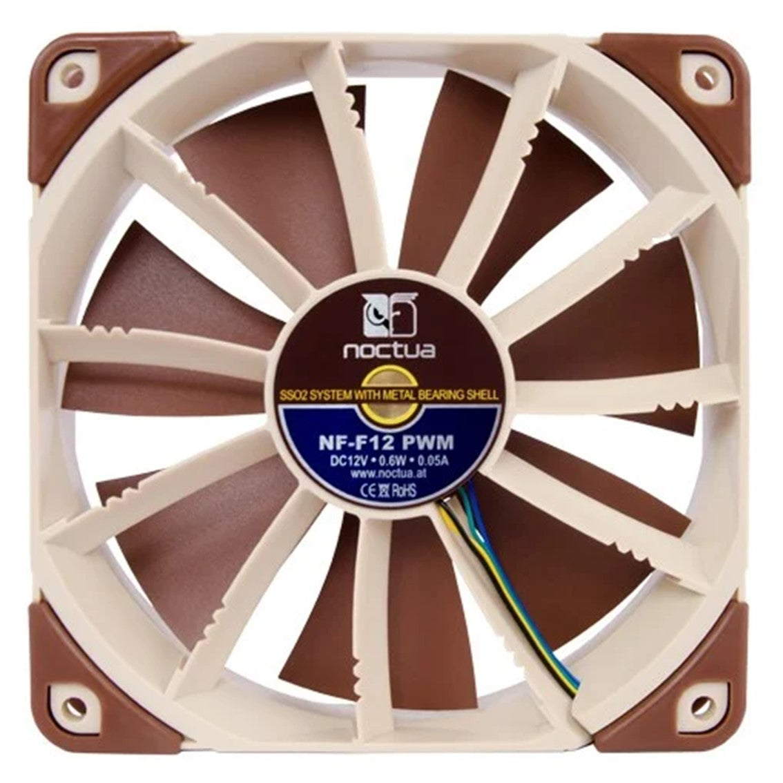 Ventilador noctua nf - f12 120mm 1500rpm -  pwm