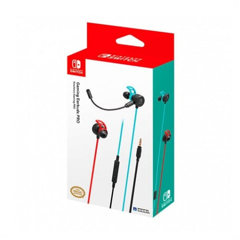 Auriculares hori para nintendo switch neon microfono