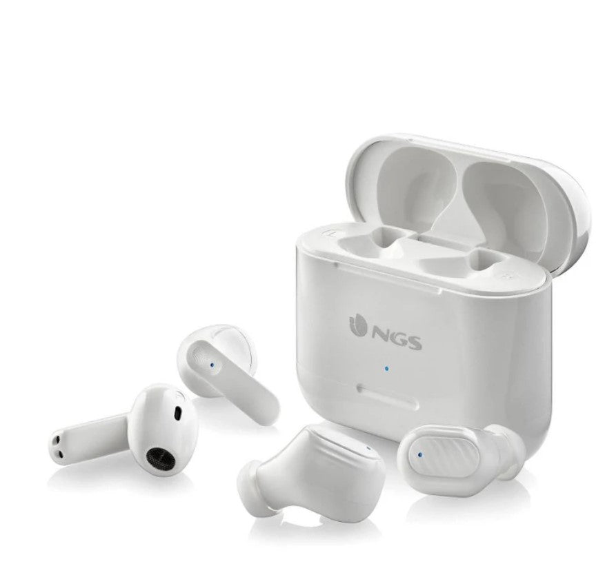 Auriculares bluetooth ngs articaduo tipo - c blanco