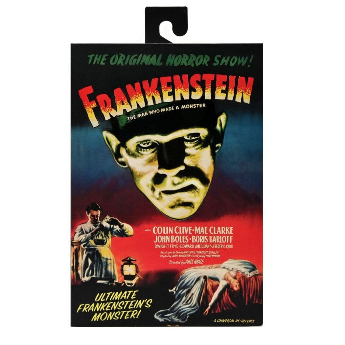 Figura neca ultimate frankenstein monster (color) 18 cm universal monsters scale action