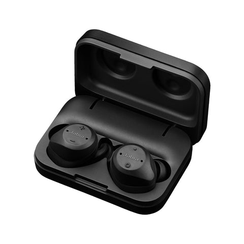 Auriculares inalambricos jabra elite sport negro + estuche de carga