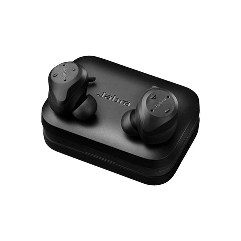 Auriculares inalambricos jabra elite sport negro + estuche de carga