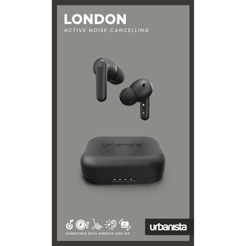 Auriculares urbanista true wireless inalambricos london midnight black - negro