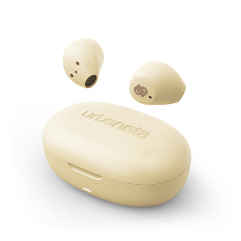 Auriculares urbanista true wireless inalambricos lisbon vanilla cream - amarillo vainilla