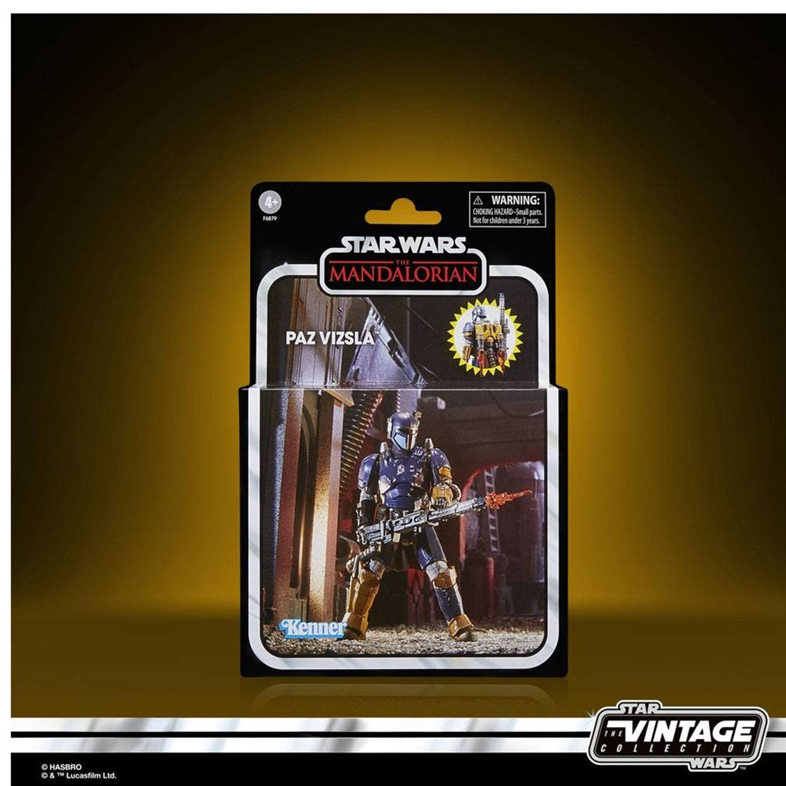 Figura hasbro star wars the vintage collection the mandalorian -  paz vizsla