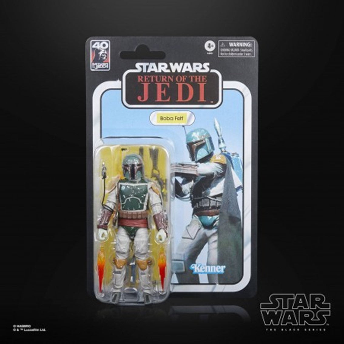 Figura hasbro the black series star wars 40th aniversario  el retorno del jedi -  boba fett