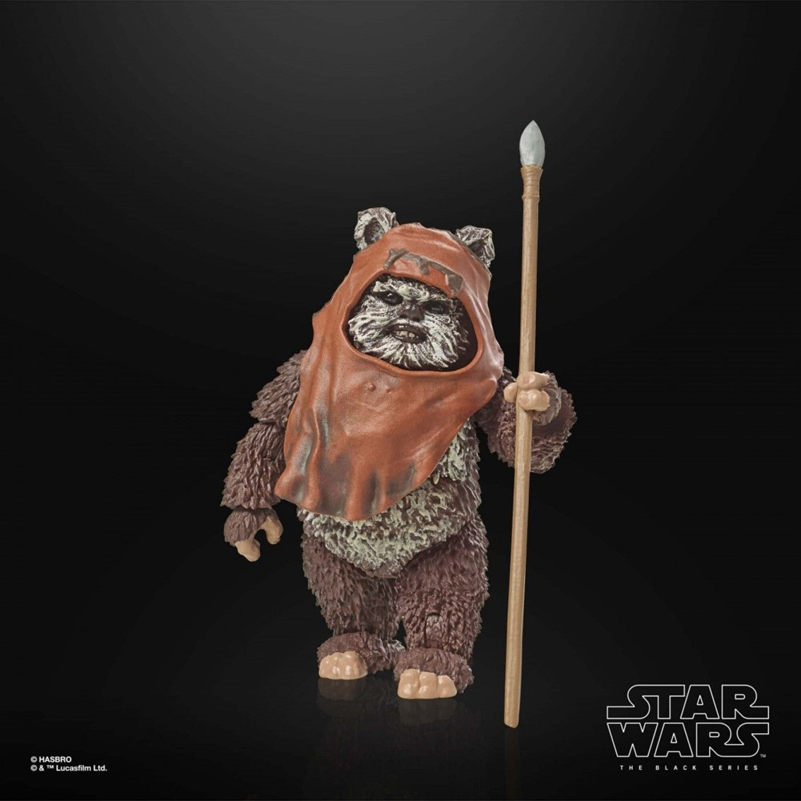 Figura hasbro star wars the black series -  wicket (ewok)