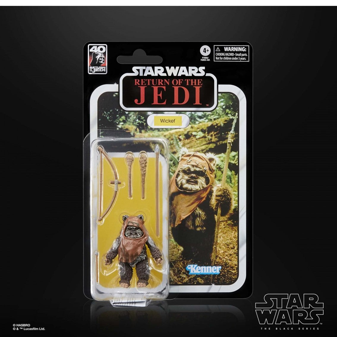 Figura hasbro star wars the black series -  wicket (ewok)