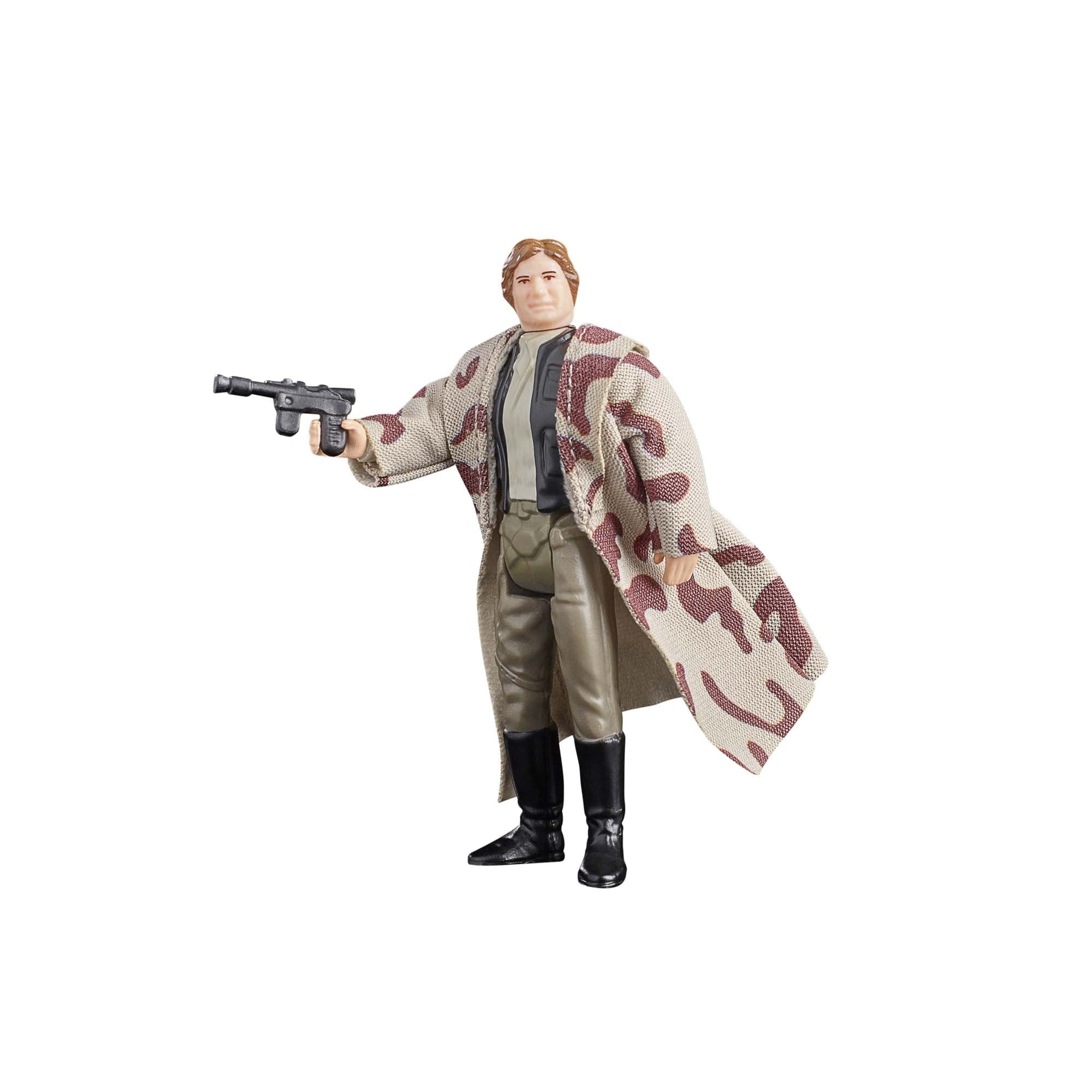 Figura hasbro star wars retro collection el retorno del jedi -  han solo (endor)