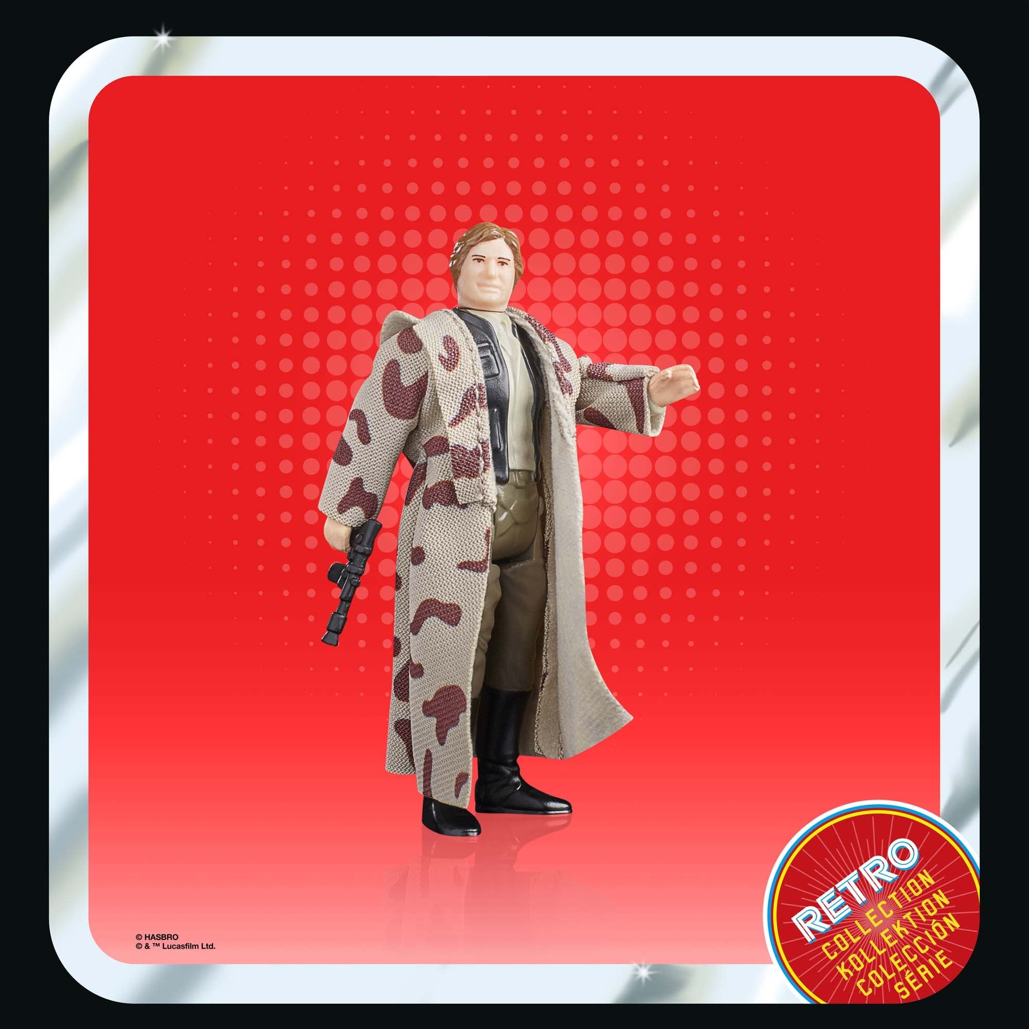 Figura hasbro star wars retro collection el retorno del jedi -  han solo (endor)