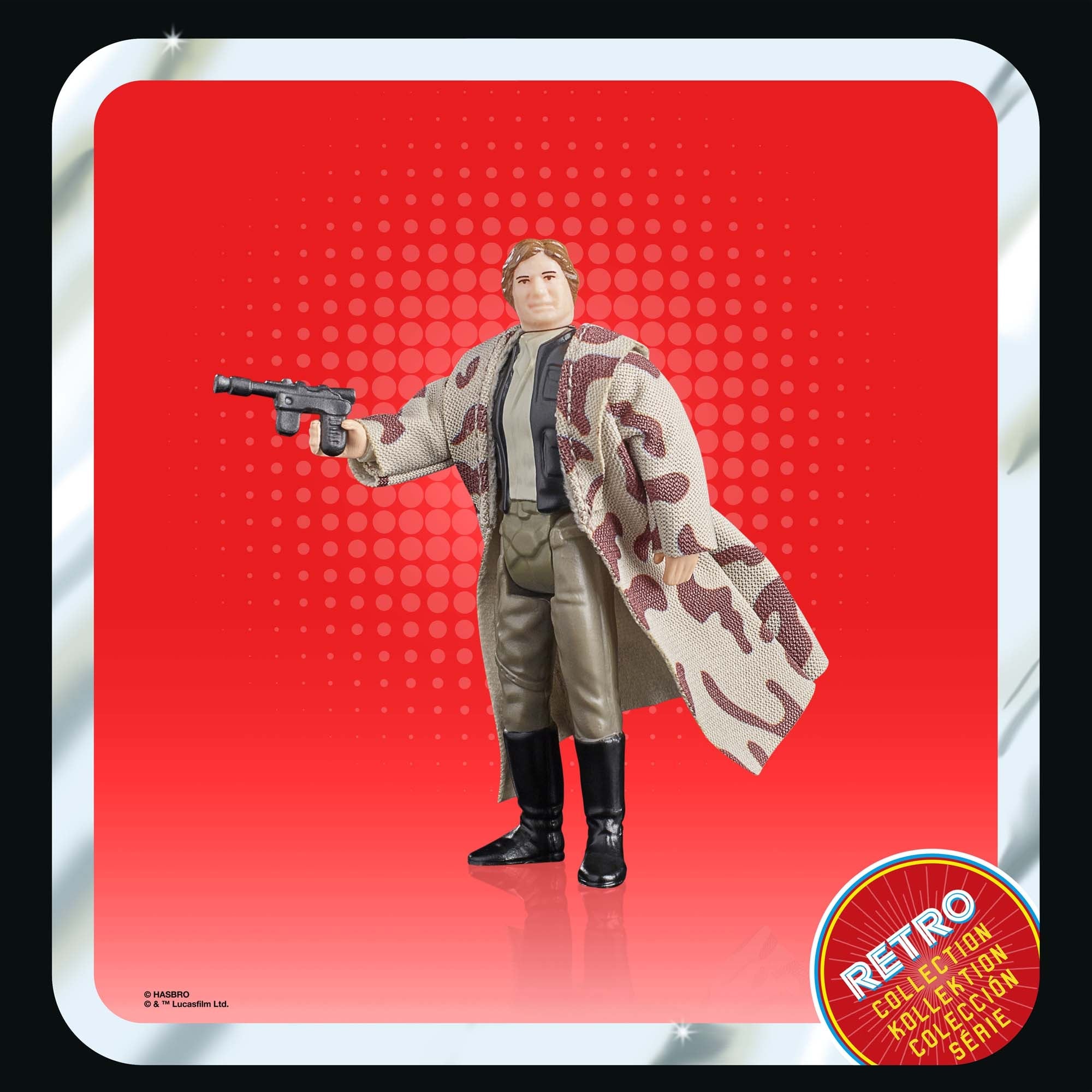 Figura hasbro star wars retro collection el retorno del jedi -  han solo (endor)